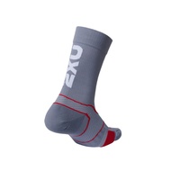 New 2XU Vectr Cushion Crew Socks, kaos kaki lari compression - Weathervane/White