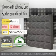 10 Pack Soundproof Wall Panels 50x50CM Crate Acoustic Foam Panels SoundProof Foam Panels Noise Redu