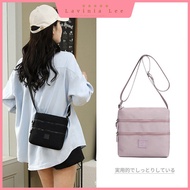 Women's Nylon Crossbody Bag Trend Korean Design Outdoor Lightweight Backpack Multi-layered Shoulder Bag