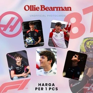 [UNIT] Ollie Bearman F1 Photocard – Haas Moneygram F1 Team Edition - Unofficial Photocards