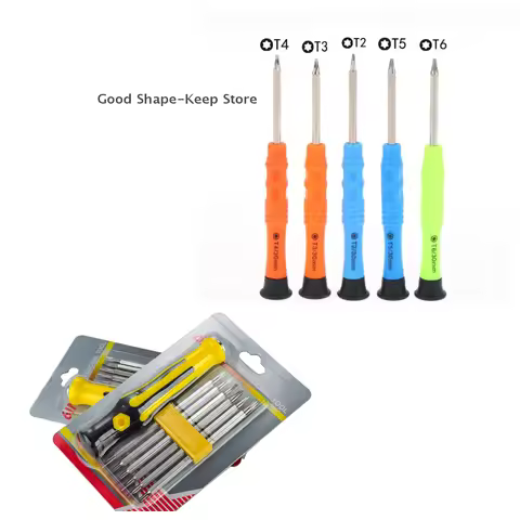 1/3/7Sets Torx Screwdriver T2 T3 T4 T5 Star Bit DIY Mobile Phone Hand Repair Tools Kit Special-shape