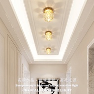 High-End LED Crystal Aisle Light Modern Light Luxury Downlight Corridor Light Entrance Foyer Entranc