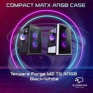 Tecware Forge M2 TG ARGB Black White Computer CPU Case