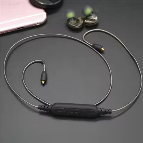 MMCX Headphones Cable Bluetooth MMCX Cable for SE215 315 535 846 UE900 Headphones