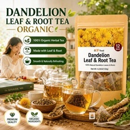 Dandelion Leaf & Root Tea Organic Slimming Detox Tea Digestive Health Weight Loss Snek Sihat Halal