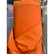 TASLAN MAYER CRINKLE FABRIC IN ORANGE WATERPROOF