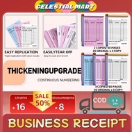 50 pages Duplicate receipt Carbonized Resibo Receipt paper price Note Calculator