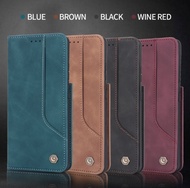 Bussines Wallet leather Case Oppo A54 - Casing Oppo A54