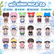 Super cute 4 family tf model according to order - decor shop 5cm