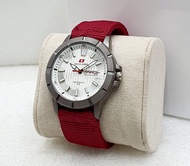 Jam Tangan SWISS ARMY 7446 Man Pria Tali Kanvas Tanggal Aktif  Tali Include Box dan Bergaransi SA990