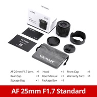 Viltrox AF 25มม. F1.7 APS-C แนวสตรีทเลนส์สำหรับ Sony A6400 A6500 A7C2 X-T5ฟูจิ X-T30 Nikon ZFC Z50เล