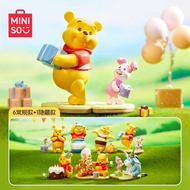 【Ready Stock】Miniso Winnie The Pooh Best Friends Party Series Figures Blind Box Action Toys Figure Birthday Gift Kid Toy