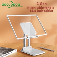 GOOJODOQ iPad Pro Stand Tablet Stand Tablet Holder Cellphone Phone Stand Adjusstable Metal Support 15.6 Inches For Samsung