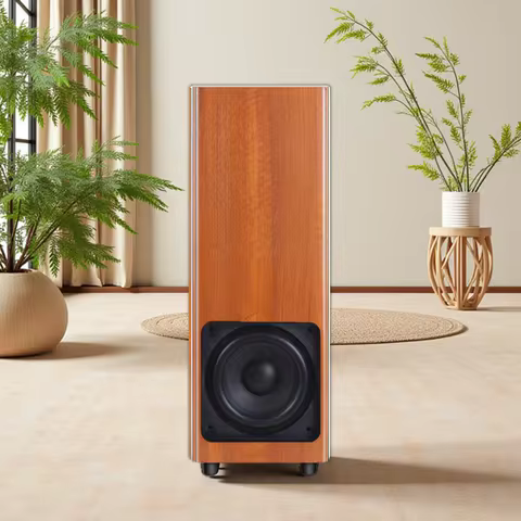25-100W Active Subwoofer 8 Inch HiFi Speaker 88dB Sensitivity Sound Box for Home Theater Audio Enthu