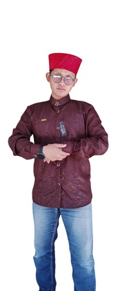 kemko sultan embos/kemeja koko pria