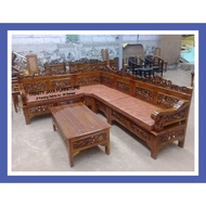 Sofa Jati Kursi Tamu Jati Jepara Bentuk L /trinityjayafurniture