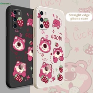Casing for Huawei Nova 5T 3i 5i 7 4E 20 20S P30 P20 Lite Pro Honor 8X 10 Lite Y9 Prime Y7 Pro Cute Lotso Stra Wberry Bear Soft Silicone Phone Case