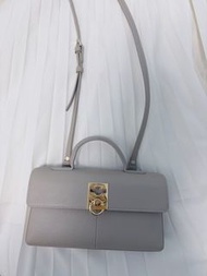 Cafune Grey Shoulder Bag / STANCE WALLET - 奶杏色