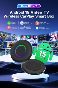 Carlinkit Tbox Ultra2 5G Android 15 CarPlay Box Android Auto Wireless CarPlay Adapter 8+128GB Mini W