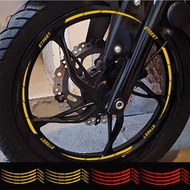 18-21 Inch Waterproof Reflective Motorcycle Car Rim Stripe Decals Stickers Easy Install Sport