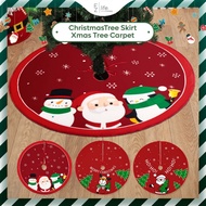 EzLife ChristmasTree Skirt Xmas Tree Carpet Merry Christmas Tree Decorations Ornament New Year Home 