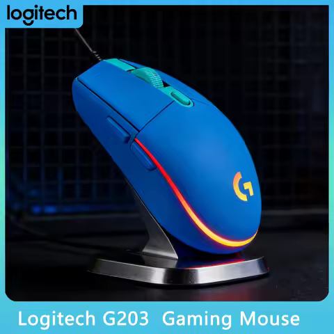 Logitech G203 Ergonomic Mouse Ideal for All-Day Computer Use
