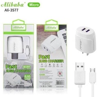 alibaba Ali-3577 2.4A dual port fast USB charger