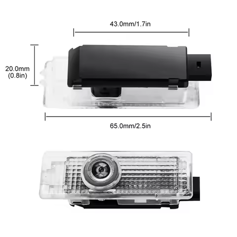 New For BMW M X3 X5 X6 2pcs Car Logo Led Door Light Projector Lamp For BMW 50th M E46 E90 E49 F30 F8