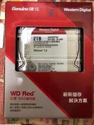 WD 紅標 2TB 256M/5400轉/三年保 NAS專用硬碟 WD20EFAX