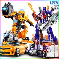 LRS (พร้อมส่ง)🔥 หุ่นยนต์ โมเดล ของเล่น หุ่นยนต์แปลงร่าง บัมเบิ้ลบี ออพติมัส สีสวย งานดี ตัวใหญ่ หุ่นยนตร์แปลงร่างเป็นรถได้