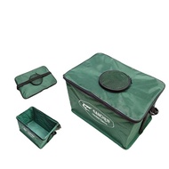 Fishing tool wear canvas fishing supplies fishing gear fishing drum fish box fish bucket folding wat