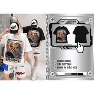 VICTORY T-shirt - "AWAKENED"/Form BIG BOXY 100% Cotton 2C THICK, DL 280GSM.