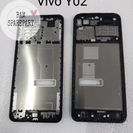 LCD Frame Middle bone Vivo Y02~ Bezel stand vivo Y02 ~ LCD frame ~ middle bone frame ~ tataka bezel 
