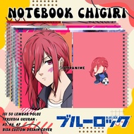 Notebook BLUE LOCK CHIGIRI / NOTEBOOK BLUE LOCK CHIGIRI / BLUE LOCK CHIGIRI NOTEBOOK / CHIGIRI BLUE 