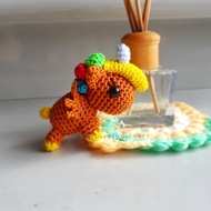 Amigurumi Unicorn Keychain