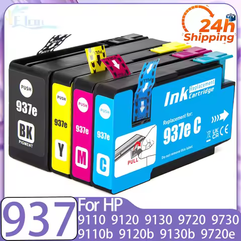937 937e 937XL Ink Cartridge For HP 937 937e HP937 Compatible For HP Officejet pro 9120 9122 9123 91