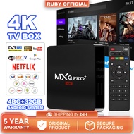 TV Box Android Box Decoder 4K HDR Netflix WIFI Smart tv murah Google Assistant Media Player Global Version