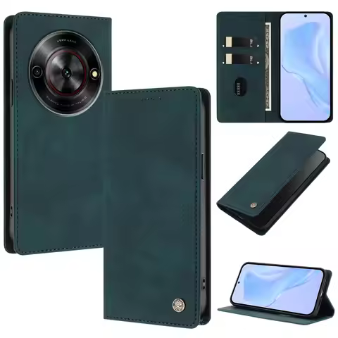 Luxury Leather Wallet Phone Case For Coque ZTE Blade A36 A56 Pro A76 A55 A75 5G 4G A35 Lite Core A35