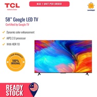 TCL 4K UHD Google LED TV (58") 58P635