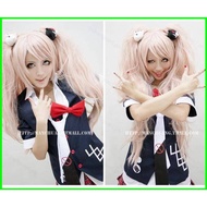 YB1 Danganronpa Enoshima Junko Cosplay Wig Set - Student Uniform for Halloween Party