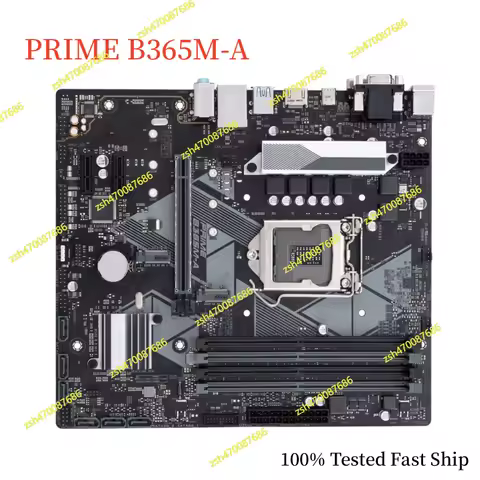 For ASUS PRIME B365M-A Motherboard B365 64GB LGA 1151 DDR4 Micro ATX Mainboard 100% Tested Fast Ship