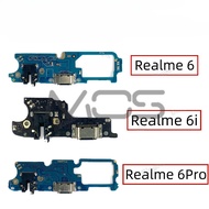 USB Charger Connector Flex Microphone USB Charging Board Flex For Oppo Realme 6 Pro 6i Realme 6 Pro