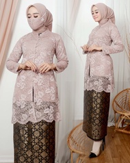 HARGA PROMO!!! TUNIK KANCING SERIBU/kebaya brukat / kancing depan /   busui/baju tunik brokat terbar