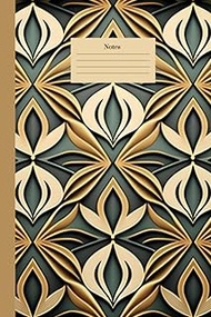 Golden Efficiency: 100-Page Lined Notebook for the 4-Hour Work Week: Unlock Your Productivity Potent