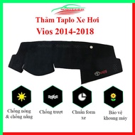 Thảm taplo ô tô Vios 2014-2018 cao cấp thảm nhung lót taplo xe hơi chống nắng cách nhiệt tốt