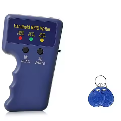 RFID Handheld Card Reader 125Khz Key Copier T5577 Badge Writer TK4100 Smart Chip Clone EM4100 EM4305