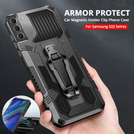 Armor Heavy Duty Case For Samsung Galaxy S22 Ultra 5G Magnetic Stand Sumsung S22 Plus Shockproof Pho