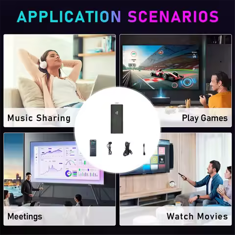 T06C-TV98 Q3 TV Stick Android 13 Video 8K Wifi 3D TV Box 2.4G Game Set Top Box 1GB+8GB Portable Medi