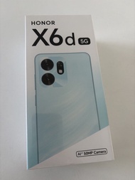 榮耀Honor X6d 5G 手機 4GB + 128GB 海湖青色 Honor smart phone 榮耀電話 榮耀手提電話 榮耀smartphone 後備電話 Honor x6d spare p