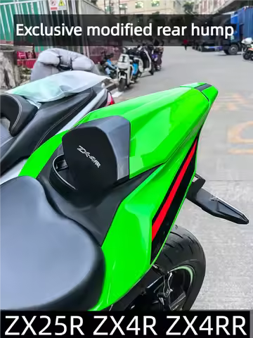 Modified Rear Hump Athletic Single Tail Cap Rear Seat For Kawasaki Ninja ZX-4RR ZX4RR ZX-4R ZX4R ZX2